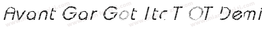 Avant Gar Got Itc T OT Demi Regular字体转换